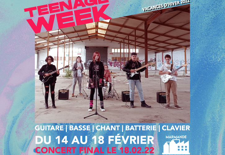 INSCRIVEZ-VOUS À LA TEENAGE WEEK DE FÉVRIER !